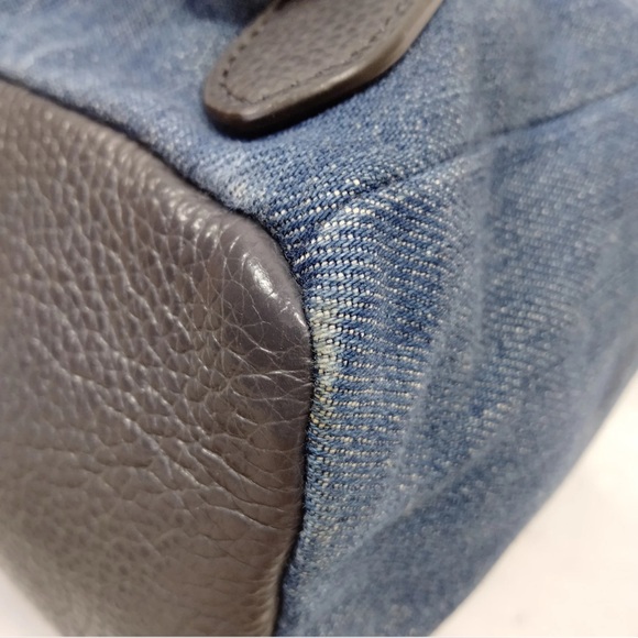 Coach Authentic Denim and Leather Mini Billie Backpack - Picture 5 of 10